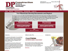 Tablet Screenshot of dpconstructionca.com